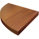 MENSOLA AD ANGOLO MDF BIANCO CM.25 MM.26