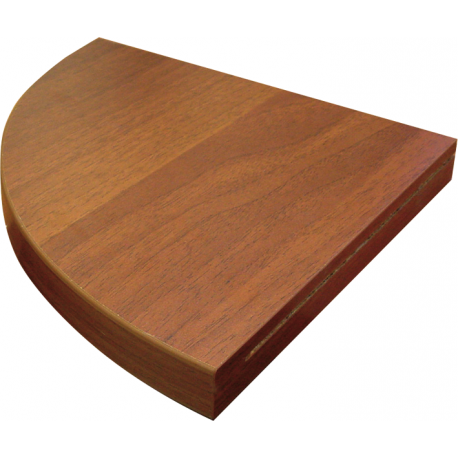 MENSOLA AD ANGOLO MDF BIANCO CM.25 MM.26