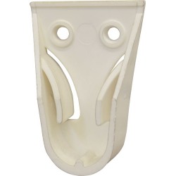 REGGITUBO PLASTICA PER TUBO ARMADIO T. BIANCO