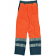 Pantalone Alta Visibilita' Arancio Blu Tg.m