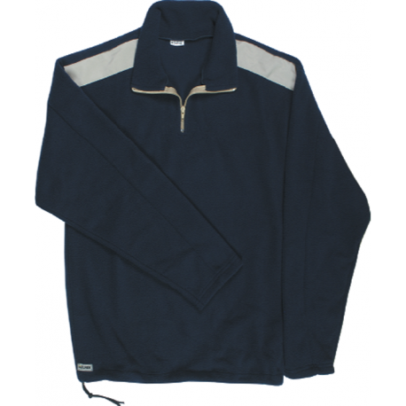 MAGLIONE DA LAVORO PILE BLU MIRA TG.L