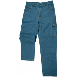 PANTALONE DA LAVORO JEANS BLU TAGLIA 48