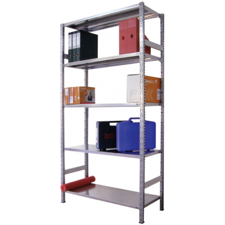 SCAFFALE IN KIT AD INCASTRO 100X40 ZN MT.2