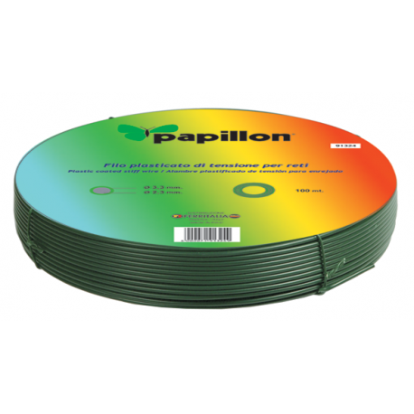 FILO PLATICATO PAPILLON MT.100 MM.3.3 VERDE