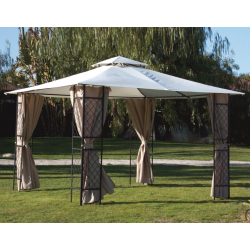 GAZEBO METALLO SAGRES 3,4X3,4 MT. PAPILLON