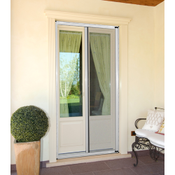 ZANZANIERA KIT BIANCO 140X250 RULLO ORIZ. MAURER
