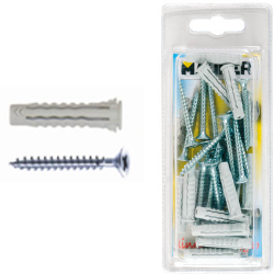 TASSELLI UNIVERSALE C/VITE 6X30 MM 15 PZ.