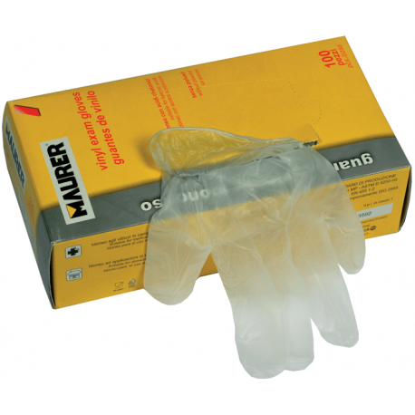 GUANTI VINILE MONOUSO TG.M MAURER