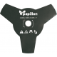 DISCO ACCIAIO PER DECESPUGLIATORE 3 DENTI-255 MM