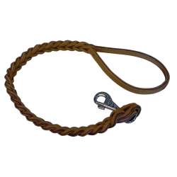 GUINZAGLIO CUOIO INTRECC 75