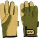 GUANTI PELLE SINTET DORSO NYLON MAURER TG.9 VERDE