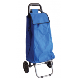CARRELLO SPESA IN ACCIAIO BLU PAPILLON