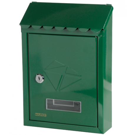 CASSETTA POSTALE MAURER STAMP.21X30X6.8 VERDE