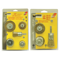 SPAZZOLE A TAZZA MAURER SET 3 PZ
