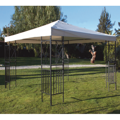 GAZEBO METALLO LAGOS 3X3 MT. PAPILLON