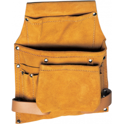 BORSA CARPENTIERE CROSTA 2 TASCHE C/PORTAMAR MAURE