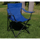 Sedia Camping Pieghevole Acciaio Blu Papillon