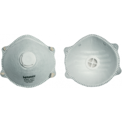 MASCHERINE ANTIPOL FFP1 CARB ATTVI +VALV CF.10 MAU