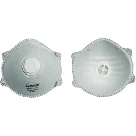 MASCHERINE ANTIPOL FFP1 CARB ATTVI +VALV CF.10 MAU