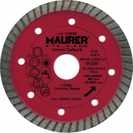 DISCO DIAMAN CORONA TURBO /G115 MAURER PLUS