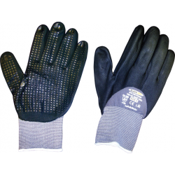 GUANTI DA LAVORO IN NYLON BLACK FOAM TG.7