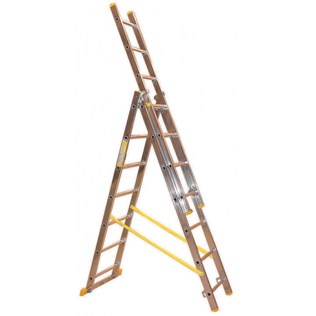 SCALA ALLUMINIO TRIPLA 3X7 GR MAURER