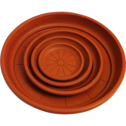 SOTTOVASO COLORE TERRACOTTA CM.25