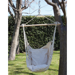 SEDIA DONDOLO C TRAVERSA COL NATURALE PAPILLON