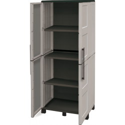 ARMADIO IN RESINA MAURER C/RIPIANI 68X37X169
