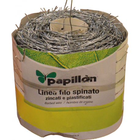 FILO SPINATO ZINC PAPILLON MT.100 MM.1.7