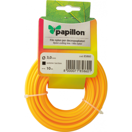 FILO NYLON DECESP PAPILLON QUADRO 3X10MT IN BL