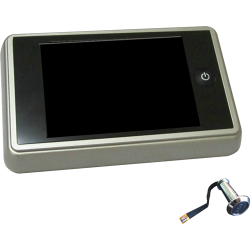 SPIONCINO DIGITALE C/TELECAMERA CROMO SAT