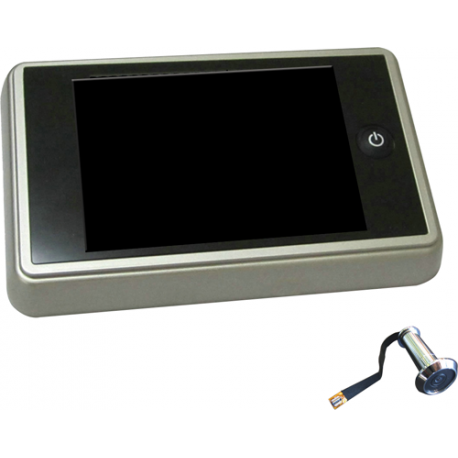 SPIONCINO DIGITALE C/TELECAMERA CROMO SAT