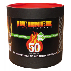 ACCENDIFUOCO BIO BURNER PZ.50 BARATTOLO