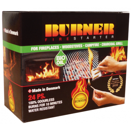 ACCENDIFUOCO BIO BURNER PZ.24 SCATOLA