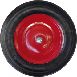 RUOTA PNEUM X CARRIOLA MM.350 ASSE MM.130