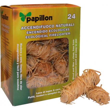 ACCENDIFUOCO PAPILLON NATUR PZ.24