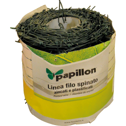 FILO SPINATO PLASTICATO PAPILLON MT.100