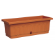 FIORIERA TERRACOTTA 20X40 C/SOTTOCASS CAPRI