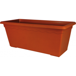FIORIERA MAXI COLORE TERRACOTTA 35X80