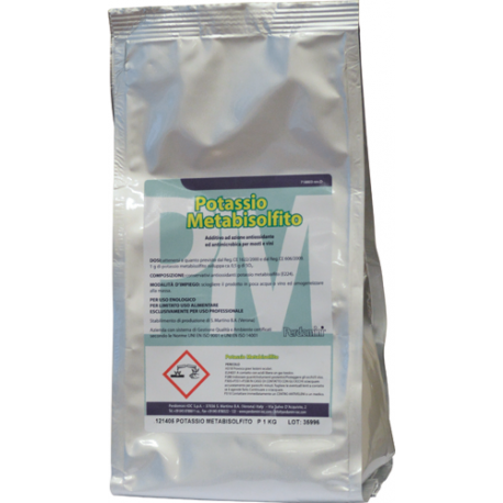 POTASSIO METABISOLFITO ENOLOGICO 1KG