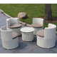 SALOTTO POLYRATTAN IMPILABILE FAVIGNANA BIANCO S