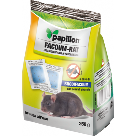 ESCA TOPICIDA IN PASTA FORTE RAT PAPILLON 250GR