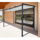 GAZEBO METALLO AZORES PAPILLON 3X4MT TETTO SCORR