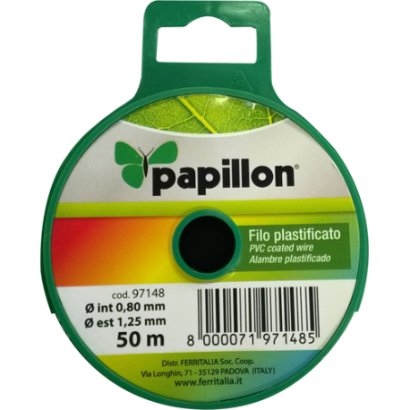 FILO PLASTICATO BRICOLAGE 1,25MM 50MT PAPILLON - C