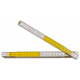 Doppiometro Legno Faggio Bianco/giallo Stabila 10